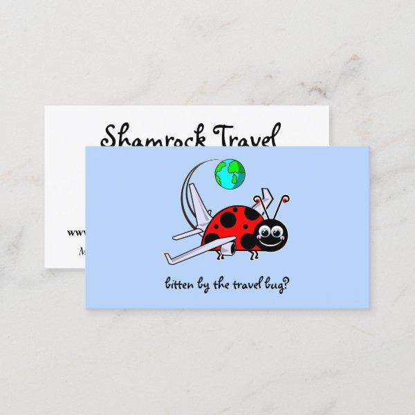 Travel Bug - lady bug airplane - Travel Agency