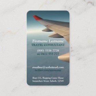 Travel Consultant Plane Wing