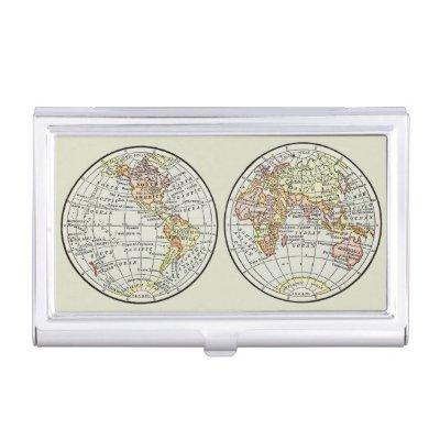 Travel Globe Map Earth 1916 World Atlas   Case