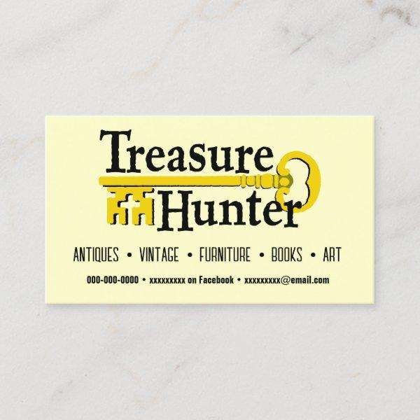 Treasure Hunter gold key vintage antiques