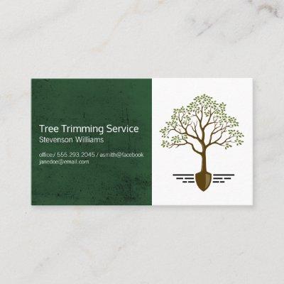 Tree and Shovel Logo | Landscaping