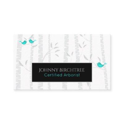 *~* Tree Doctor Birch Trees Arborist Blue Birds