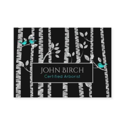*~* Tree Doctor Birch Trees Arborist  Blue Birds