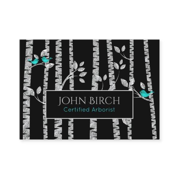 *~* Tree Doctor Birch Trees Arborist  Blue Birds
