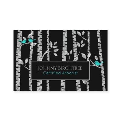 *~* Tree Doctor Birch Trees Blue Birds Arborist