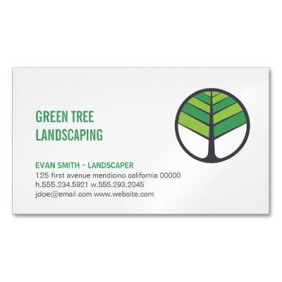 Tree Logo | Landscaping | Tree Trimming  Magnet