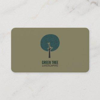 Tree Logo (olive green)