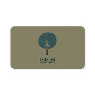 Tree Logo (olive green)