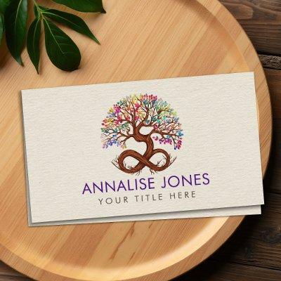 Tree of Life - Infinity - Colorful Leaves Business