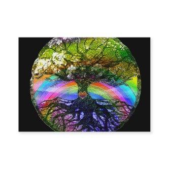 Tree of Life with Rainbow Heart
