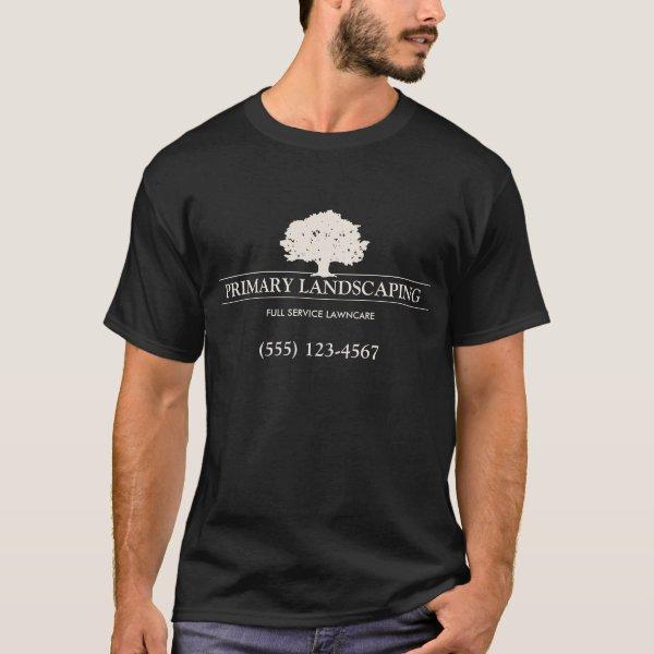 Tree Service and Lawn Care Landscaper Black T-Shir T-Shirt