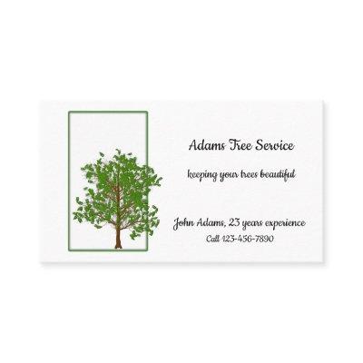 Tree Service or Arborist - White