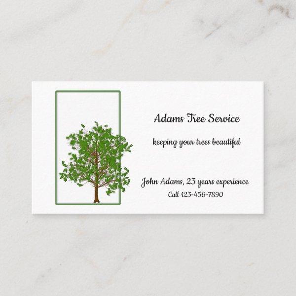 Tree Service or Arborist - White