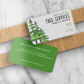 Tree Services Standard, 3.5" x 2.0"