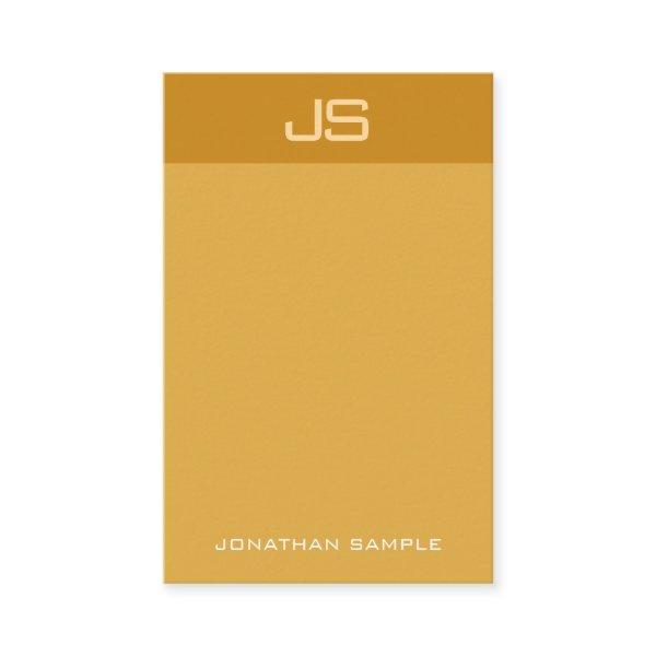 Trend Colors Modern Chic Monogram Template Elegant