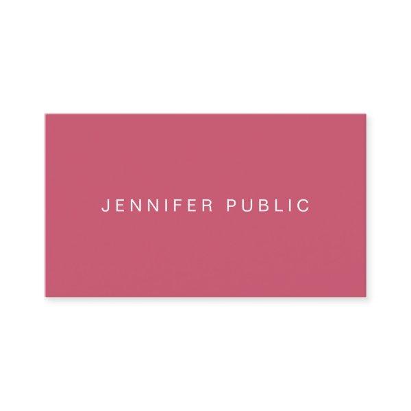 Trend Colors Modern Minimalist Designed Template