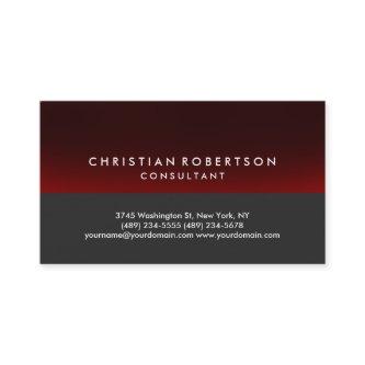 Trend Style Grey Red Cute Consultant