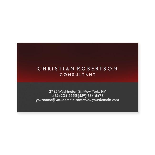Trend Style Grey Red Cute Consultant