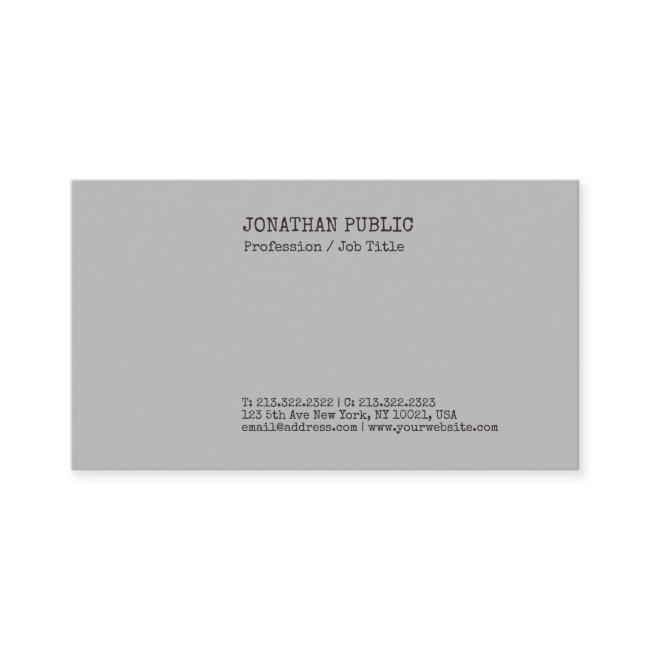 Trending Elegant Creative Nostalgy Grey Plain