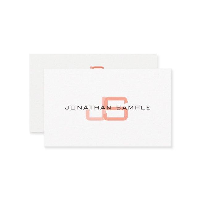 Trending Mono gram Modern Elegant Template