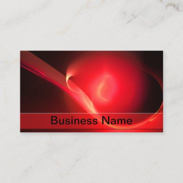 Trendy Abstract Red Bubble Swoosh Professional