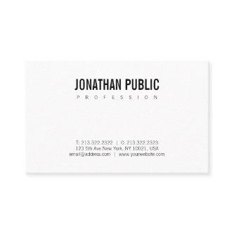 Trendy B&W Plain Elegant Modern Minimalist Design