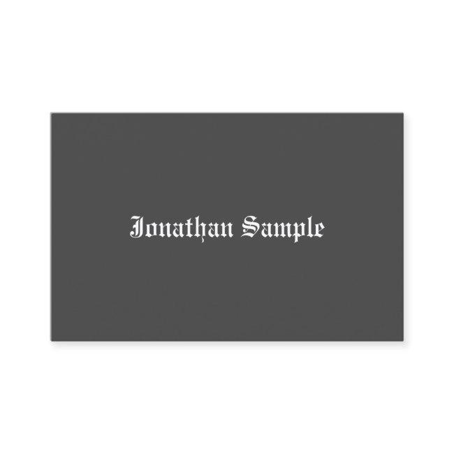 Trendy Black And White Nostalgic Old English Text