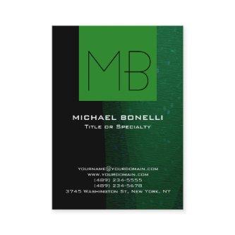 Trendy black forest green pattern