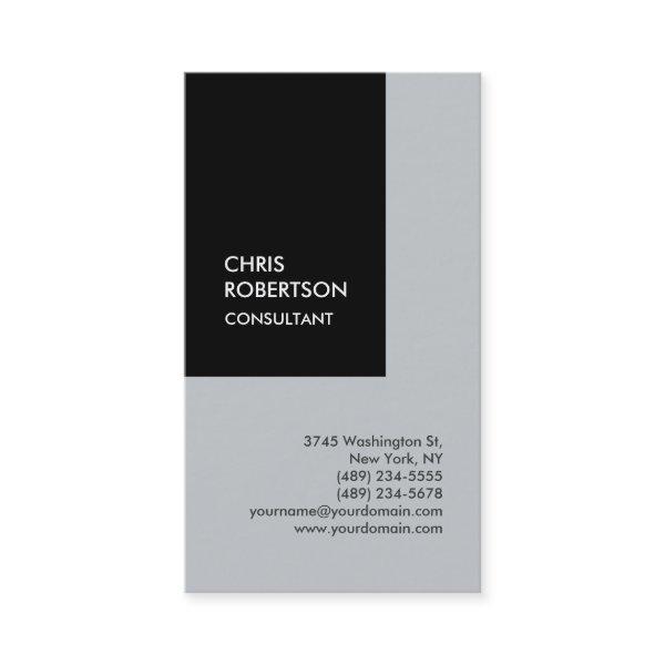 Trendy black grey vertical unique