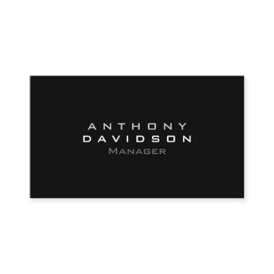 Trendy black standard custom made