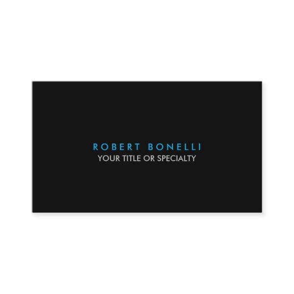 Trendy Black White Blue Standard