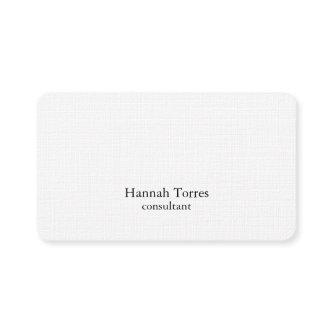 Trendy Black & White Plain Creative Modern