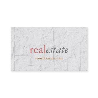 Trendy Brick Wall Real Estate Agent