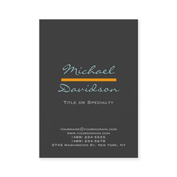 Trendy Chic Gray Blue Yellow