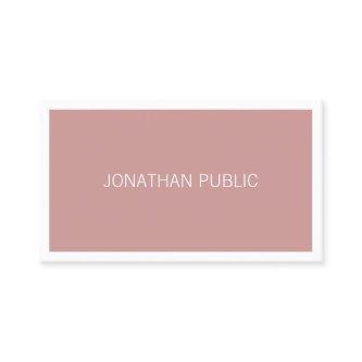 Trendy Chic Minimalist Design Clean Plain Elegant