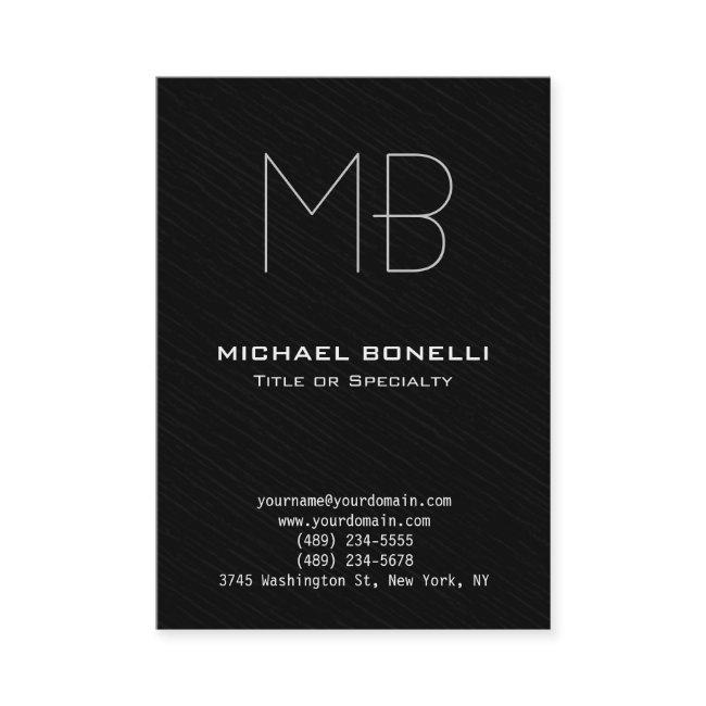 Trendy chubby modern black gray