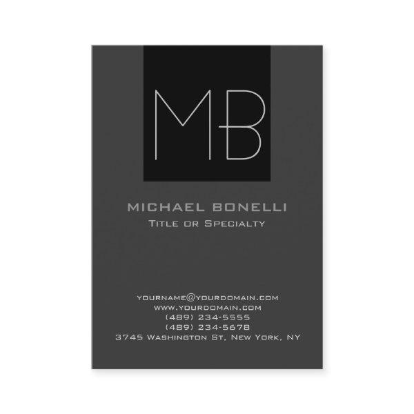 Trendy chubby modern gray black