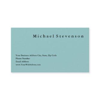 Trendy Clean Blue Simple Plain