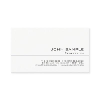 Trendy Clean Professional Creative Elegant White