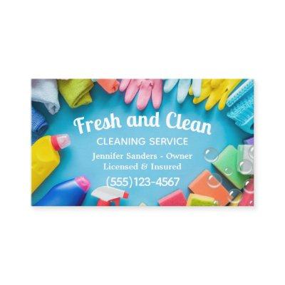 Trendy Cleaning Supplies Housekeeping Service