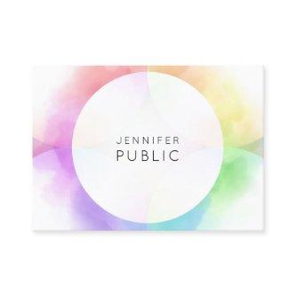 Trendy Colorful Template Modern Minimalist Elegant