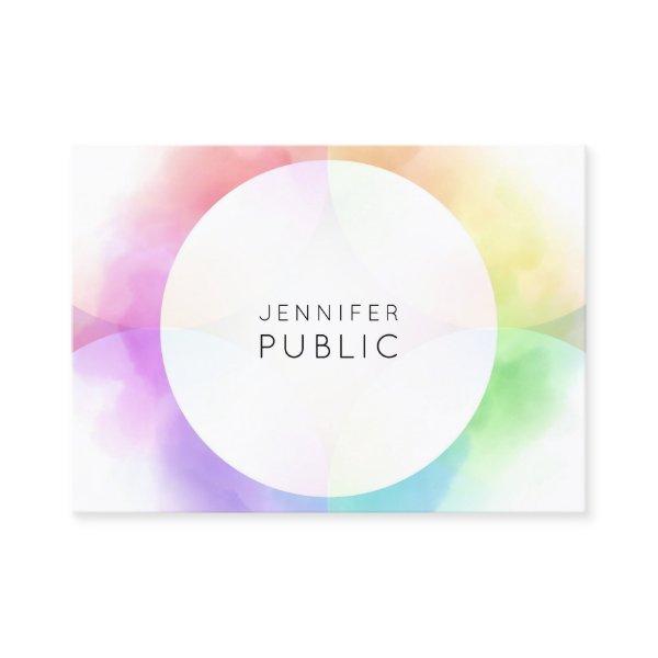 Trendy Colorful Template Modern Minimalist Elegant