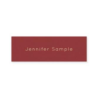 Trendy Colors Elegant Modern Simple Template Mini