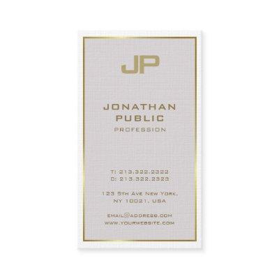 Trendy Creative Gold Monogrammed Minimalist Luxury