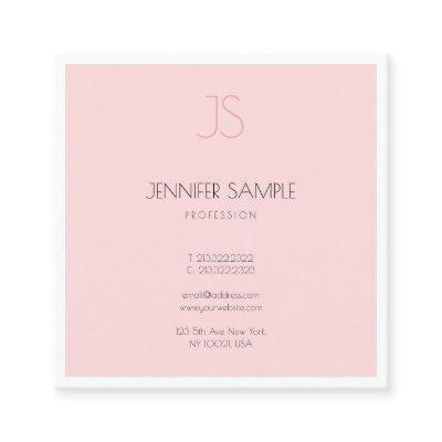 Trendy Creative Monogrammed Sleek Graphic Design Square