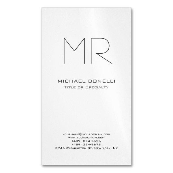 Trendy custom made initials monogrammed  magnet