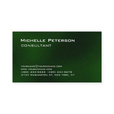 Trendy Dark Green Futuristic Modern