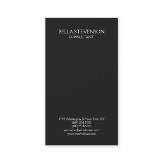 Trendy Dark Grey Plain Simple Minimalist Stylish