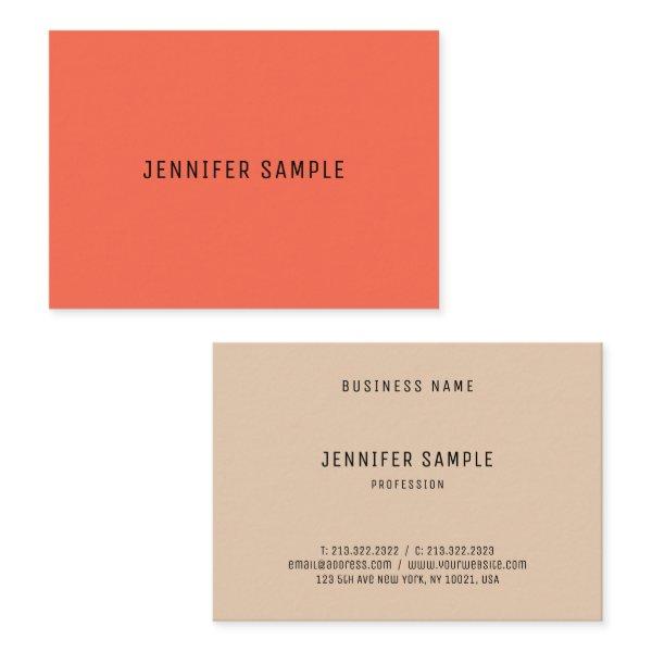 Trendy Elegant Colors Template Custom Professional