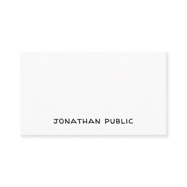 Trendy Elegant Minimalist Plain Professional Cool